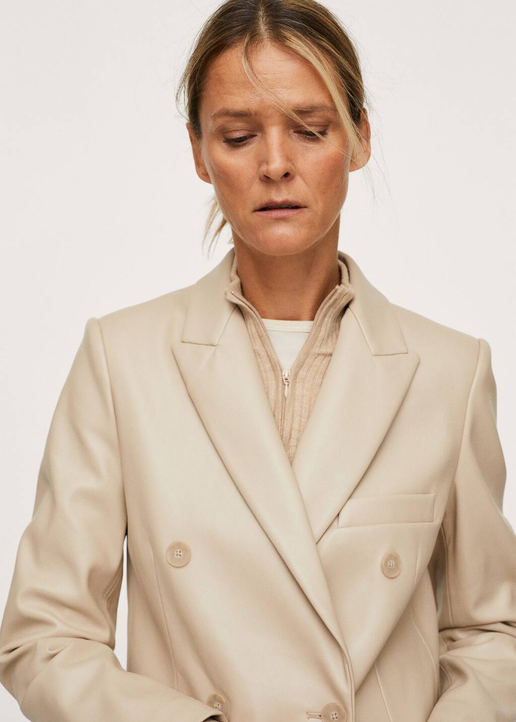 mango beige jacket