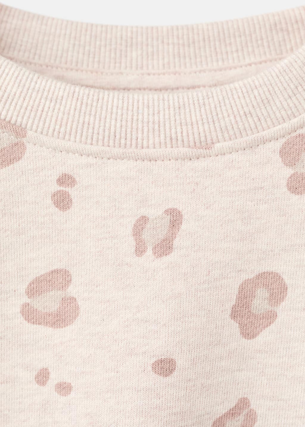 Leopard cotton sweatshirt