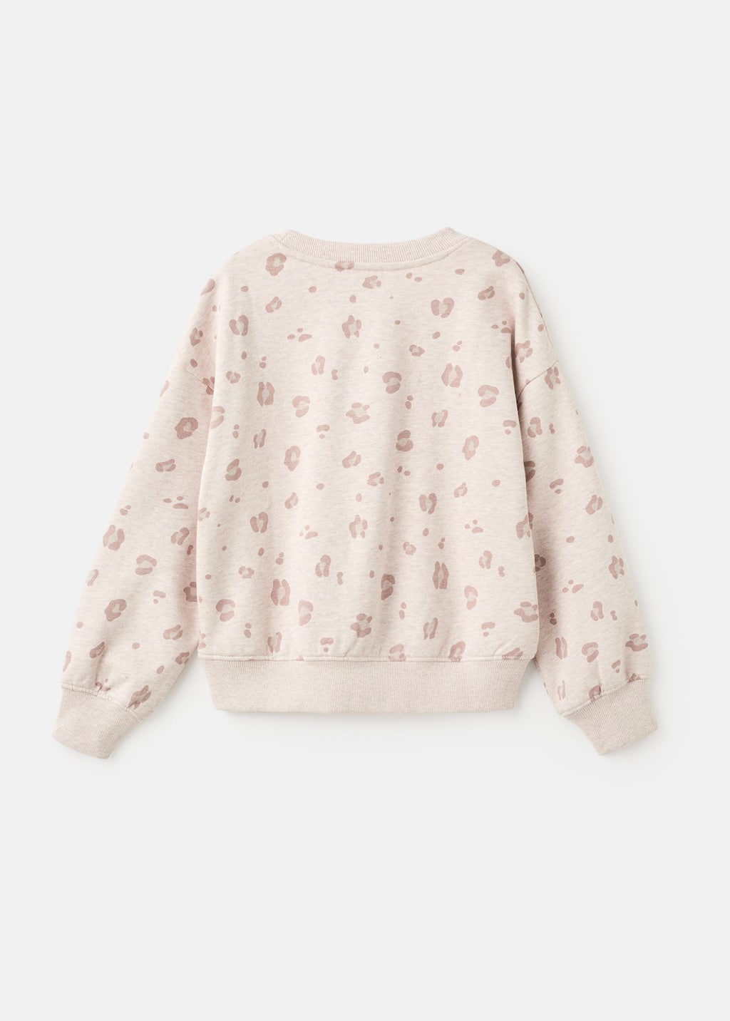 Leopard cotton sweatshirt