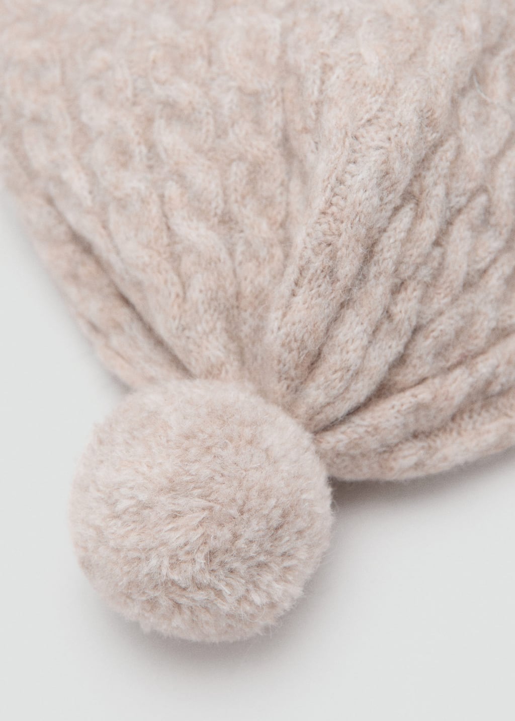 Knitted bobble hat