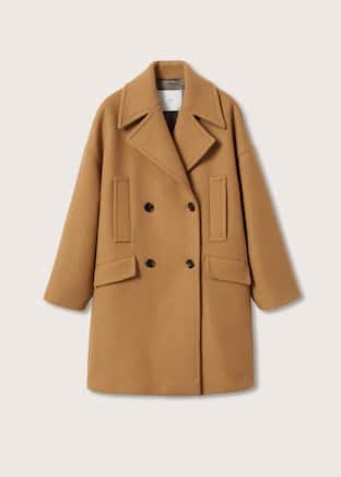 Mango Pocketed wool coat £139.99