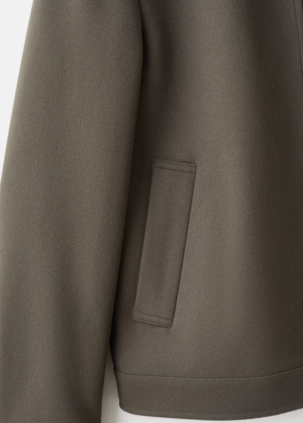 Jacket with zip pockets