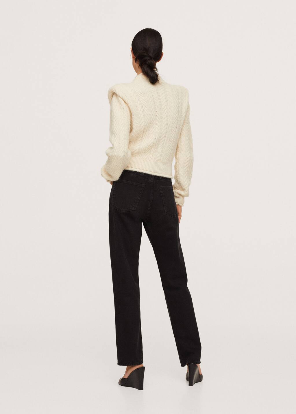 mango herringbone dress