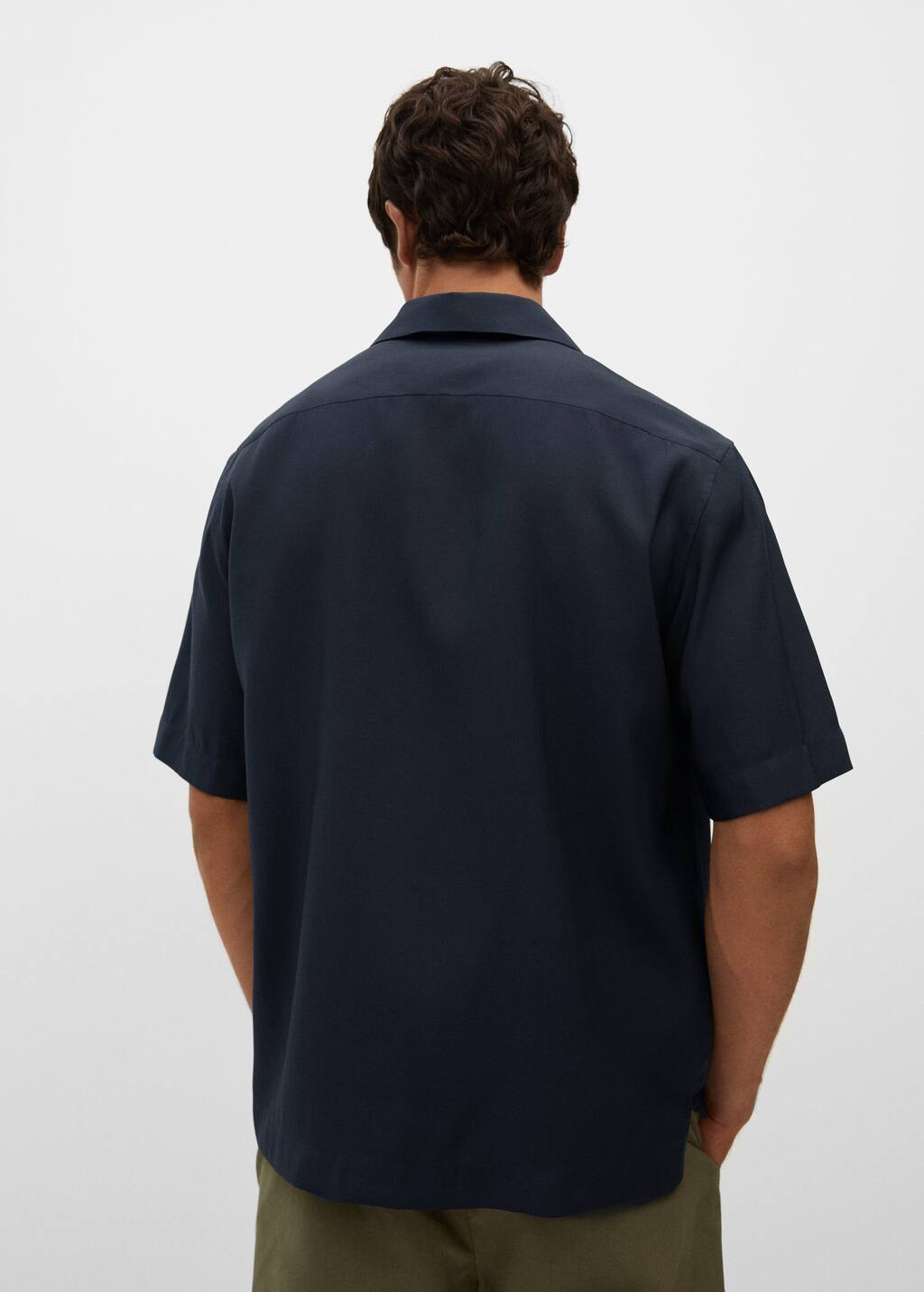 Mango Chestpocket modal shirt 17050091 56