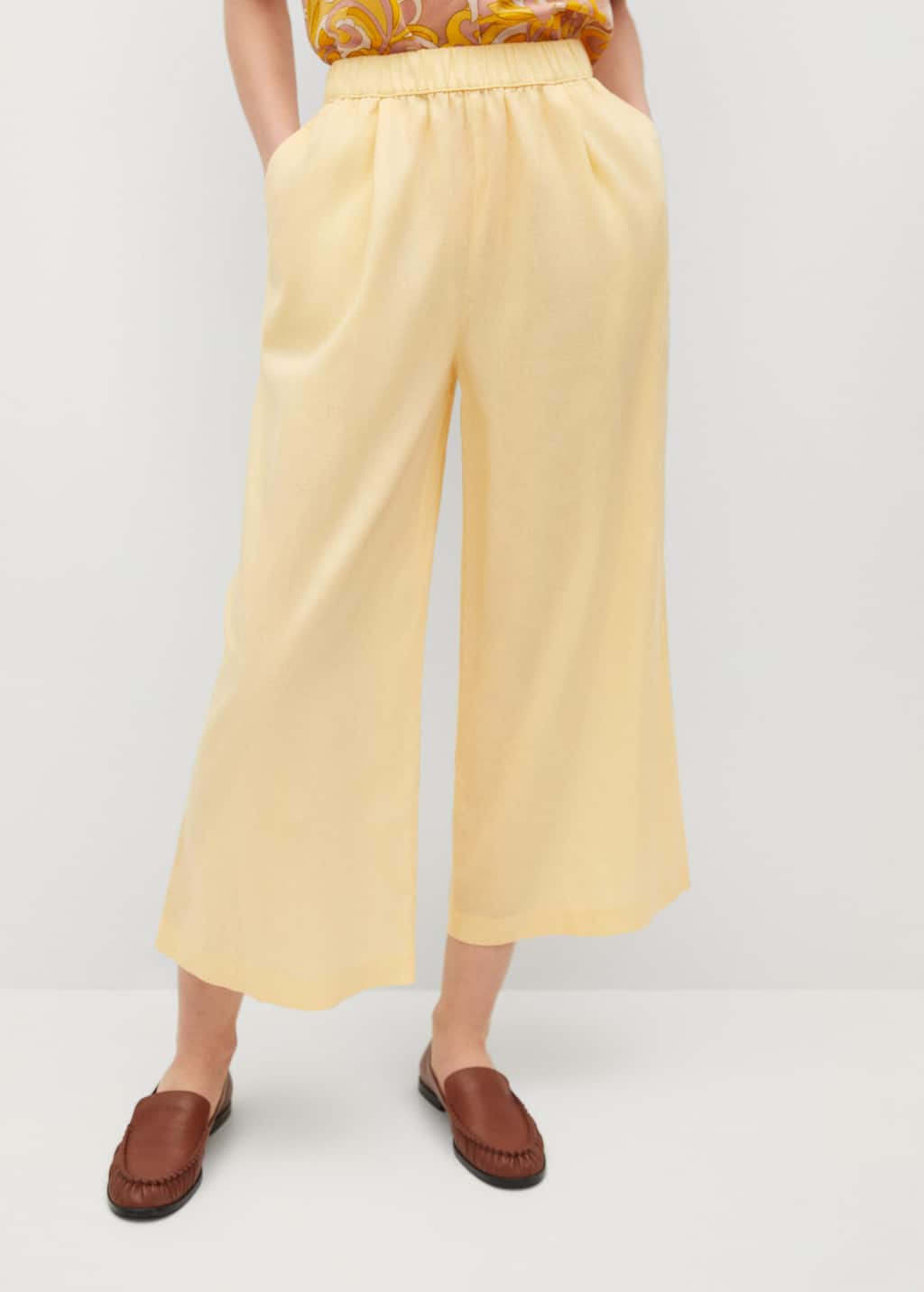 mango yellow pants