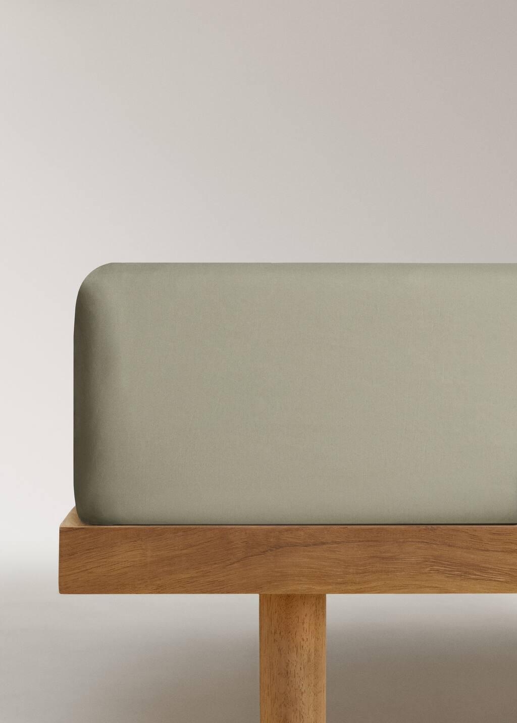 Mango Home Drap-housse Percale De Coton Lit 180 Cm Vert - Home - Lit 180 Cm -