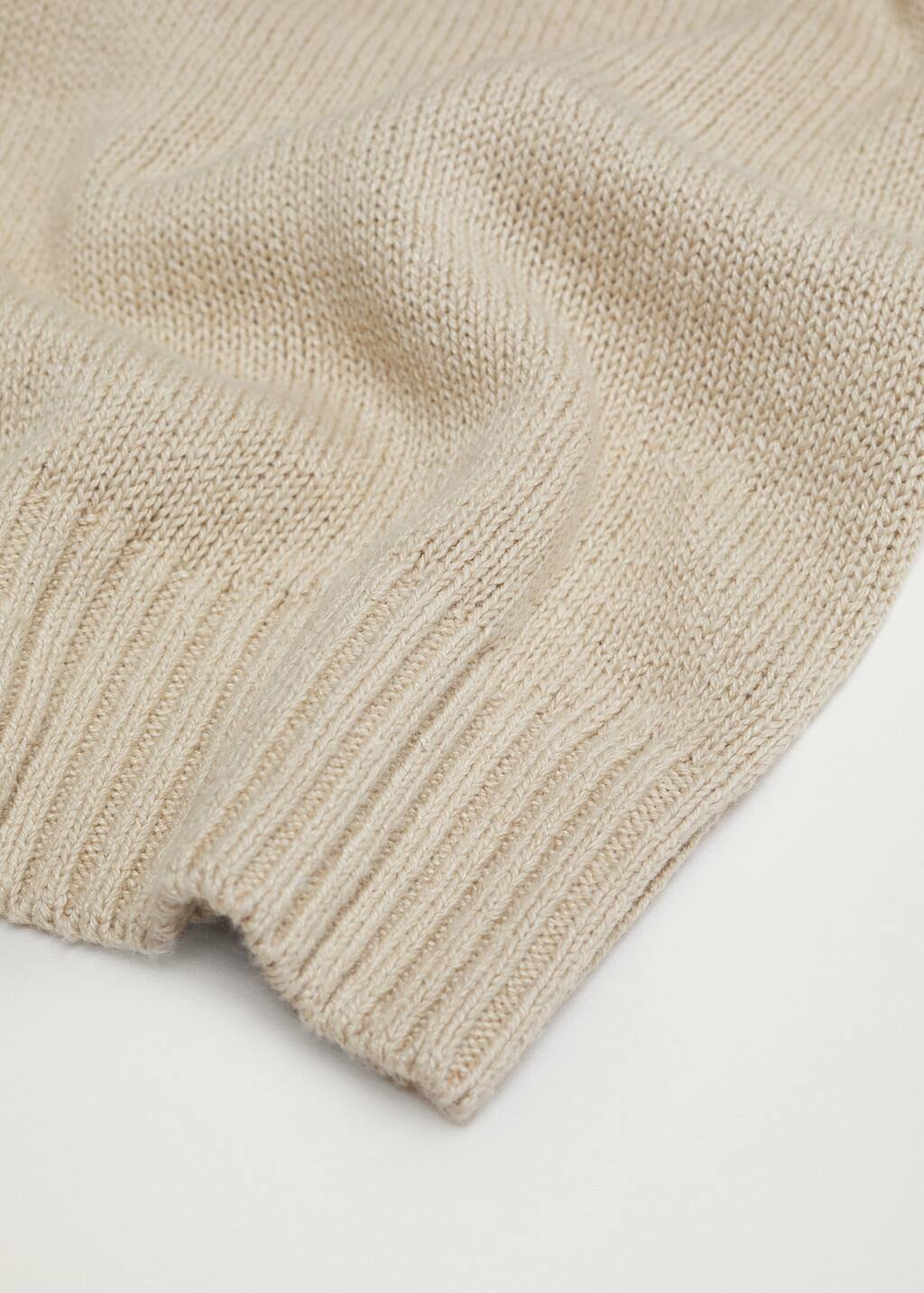 chunky knit cotton sweater