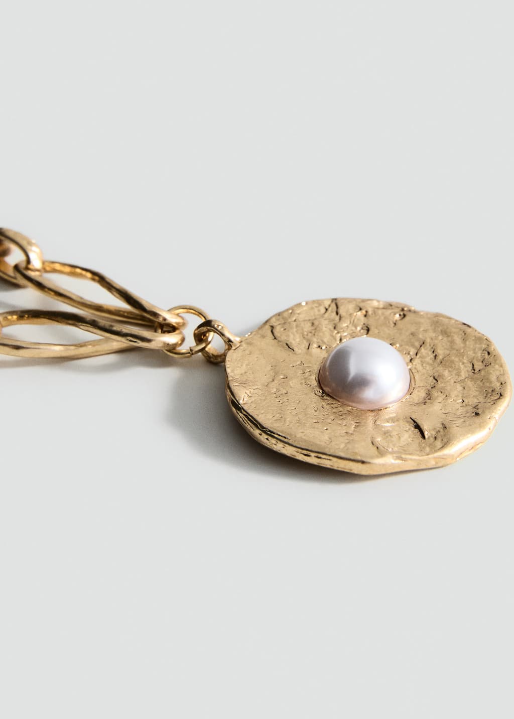 Combined circle pendant necklace
