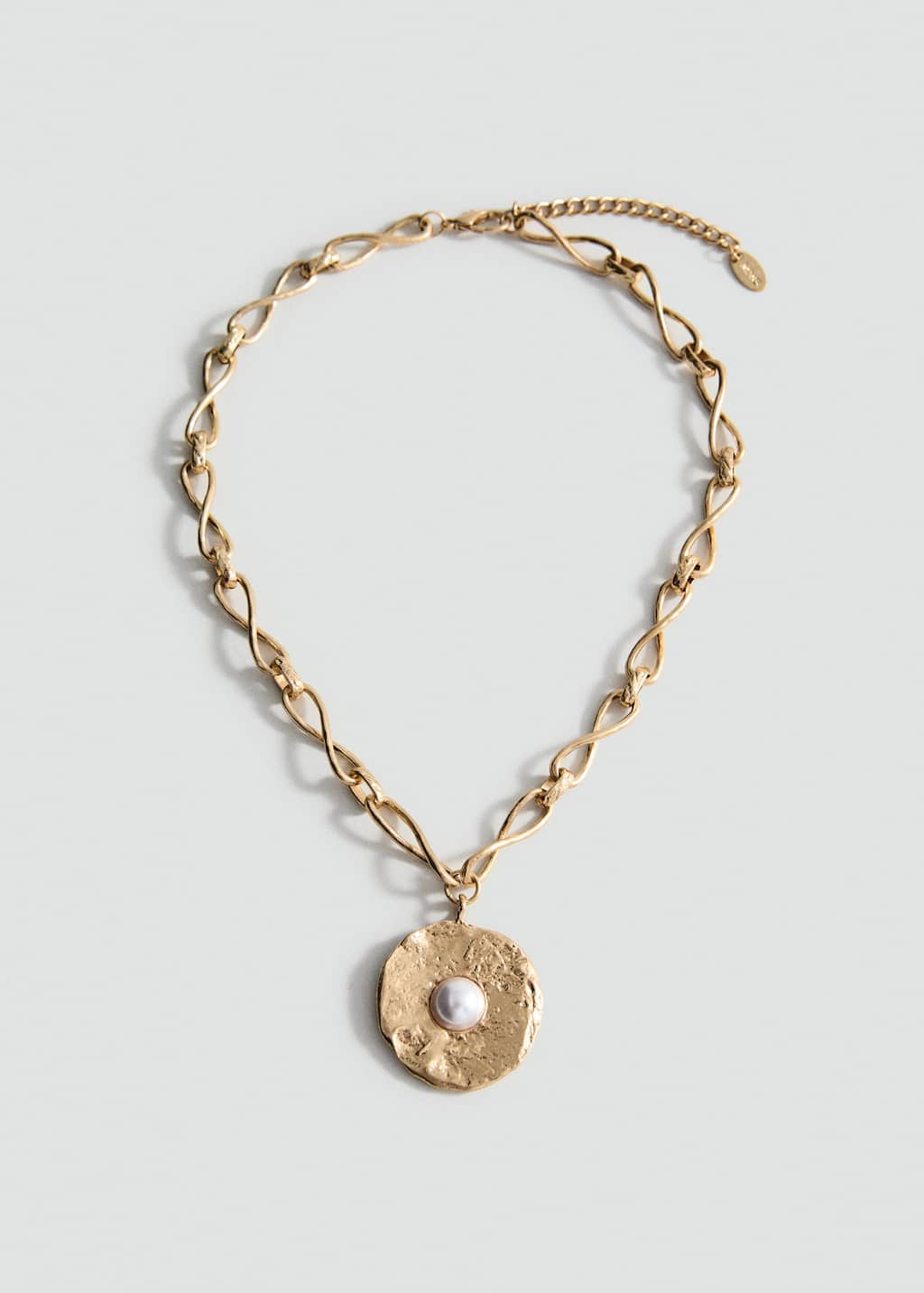 Combined circle pendant necklace