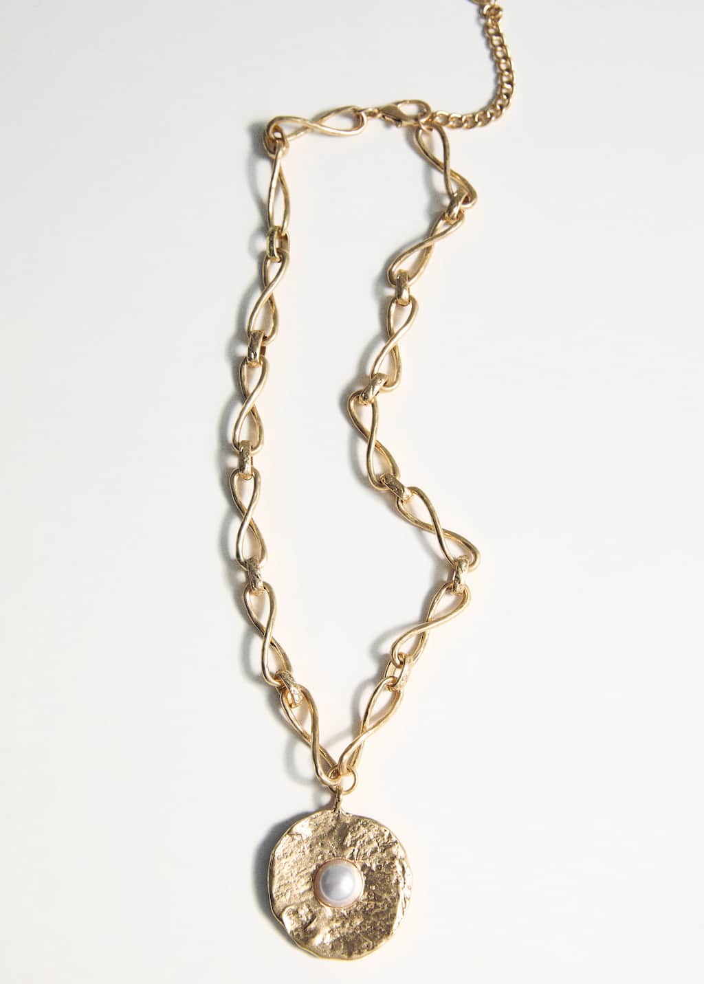 Combined circle pendant necklace