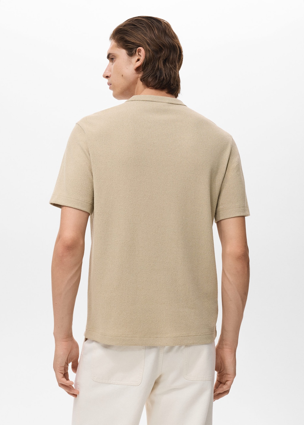 Fine-knit T-shirt