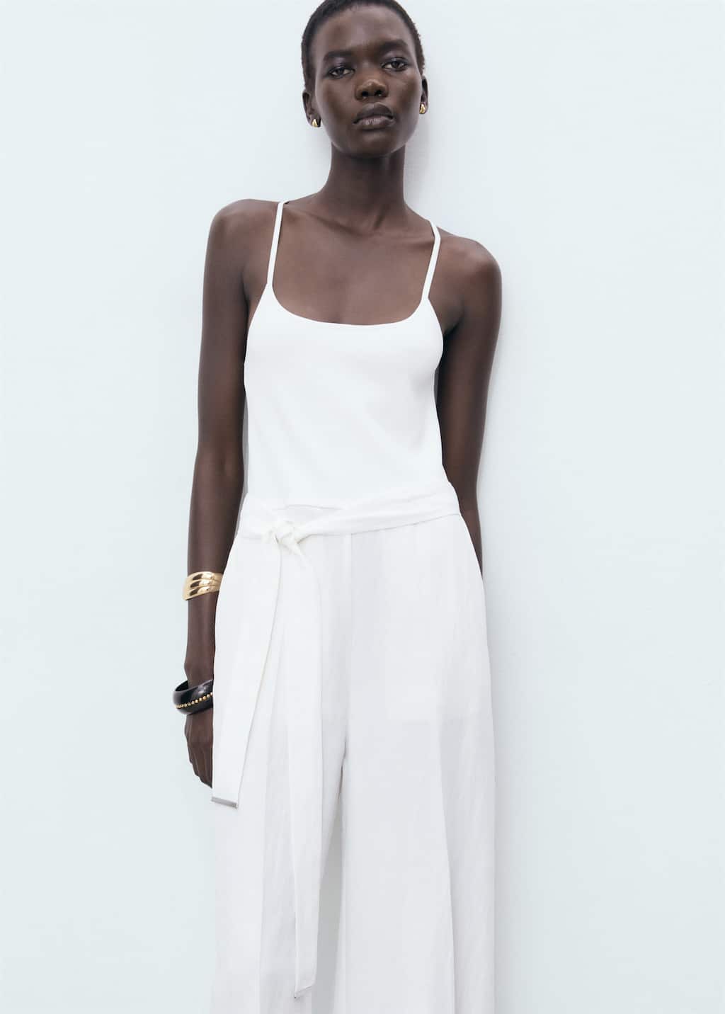 Jumpsuit with belt