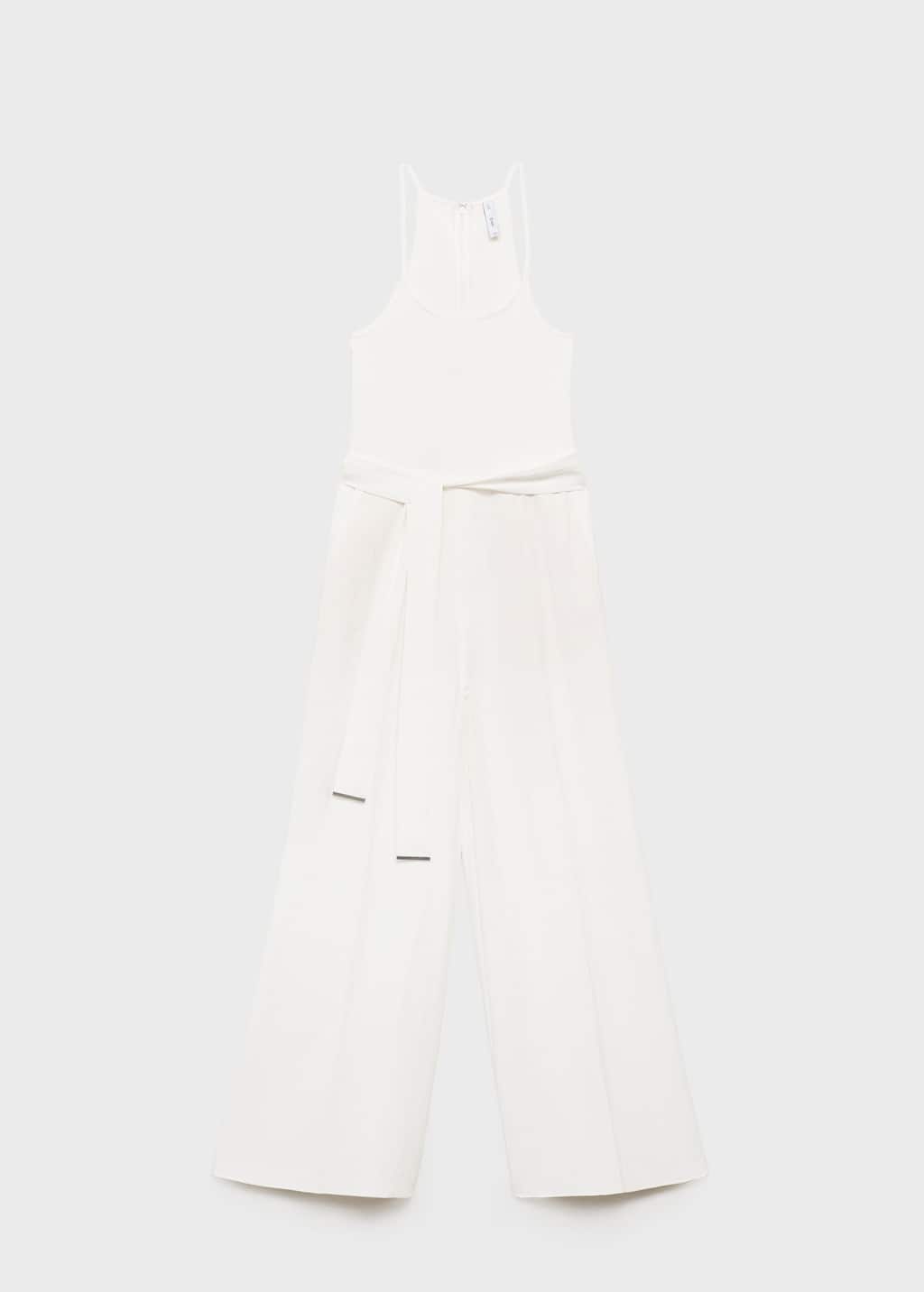 Jumpsuit with belt