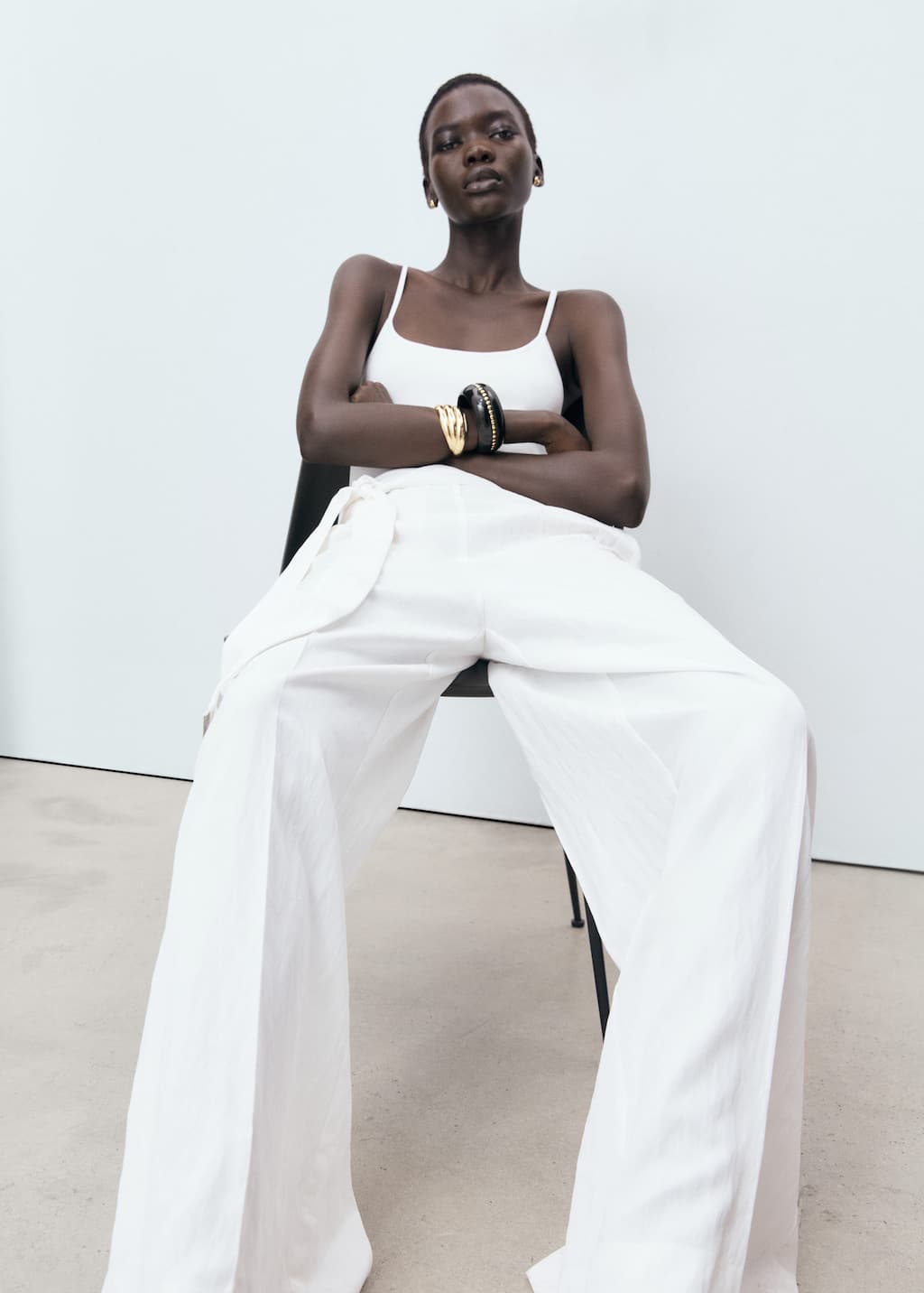 Jumpsuit with belt