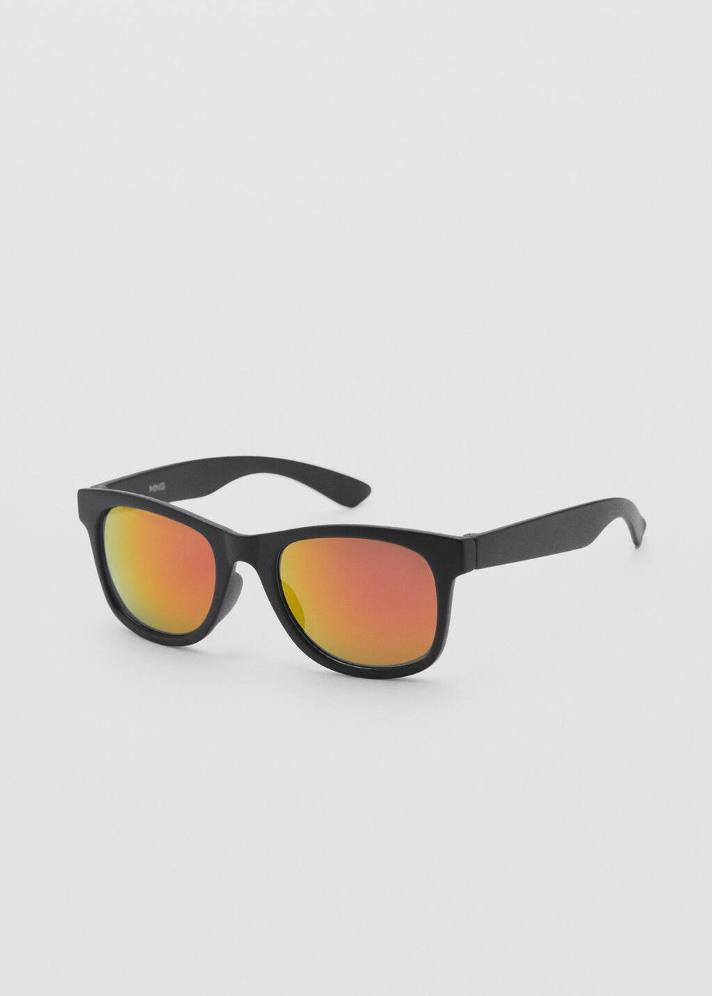 Mango Square Sunglasses Black