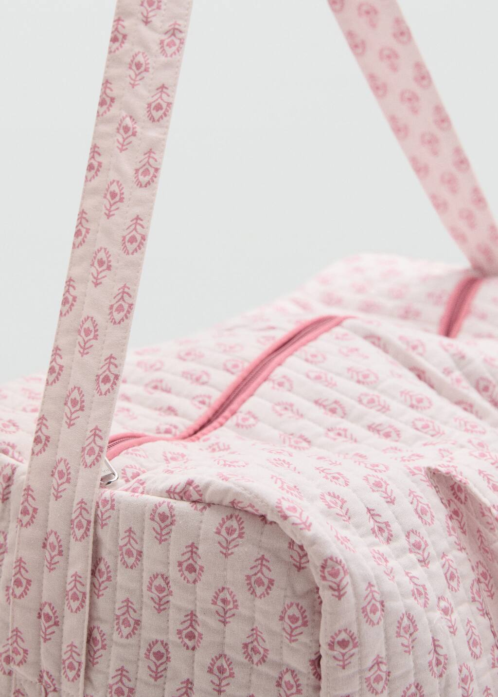 Floral-print bag