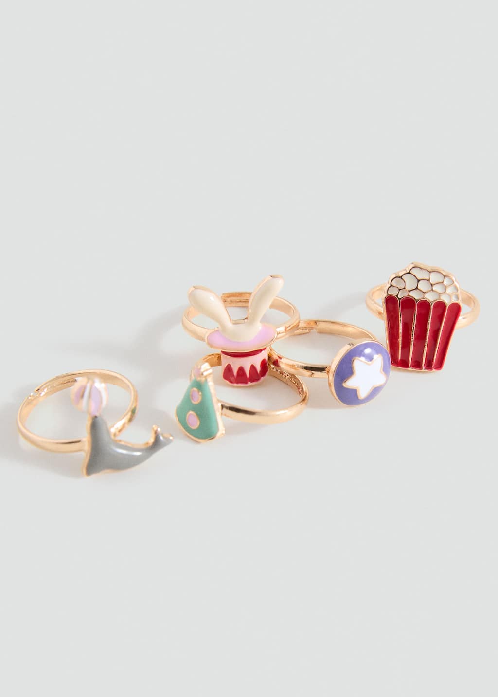 Pack of 5 combined rings