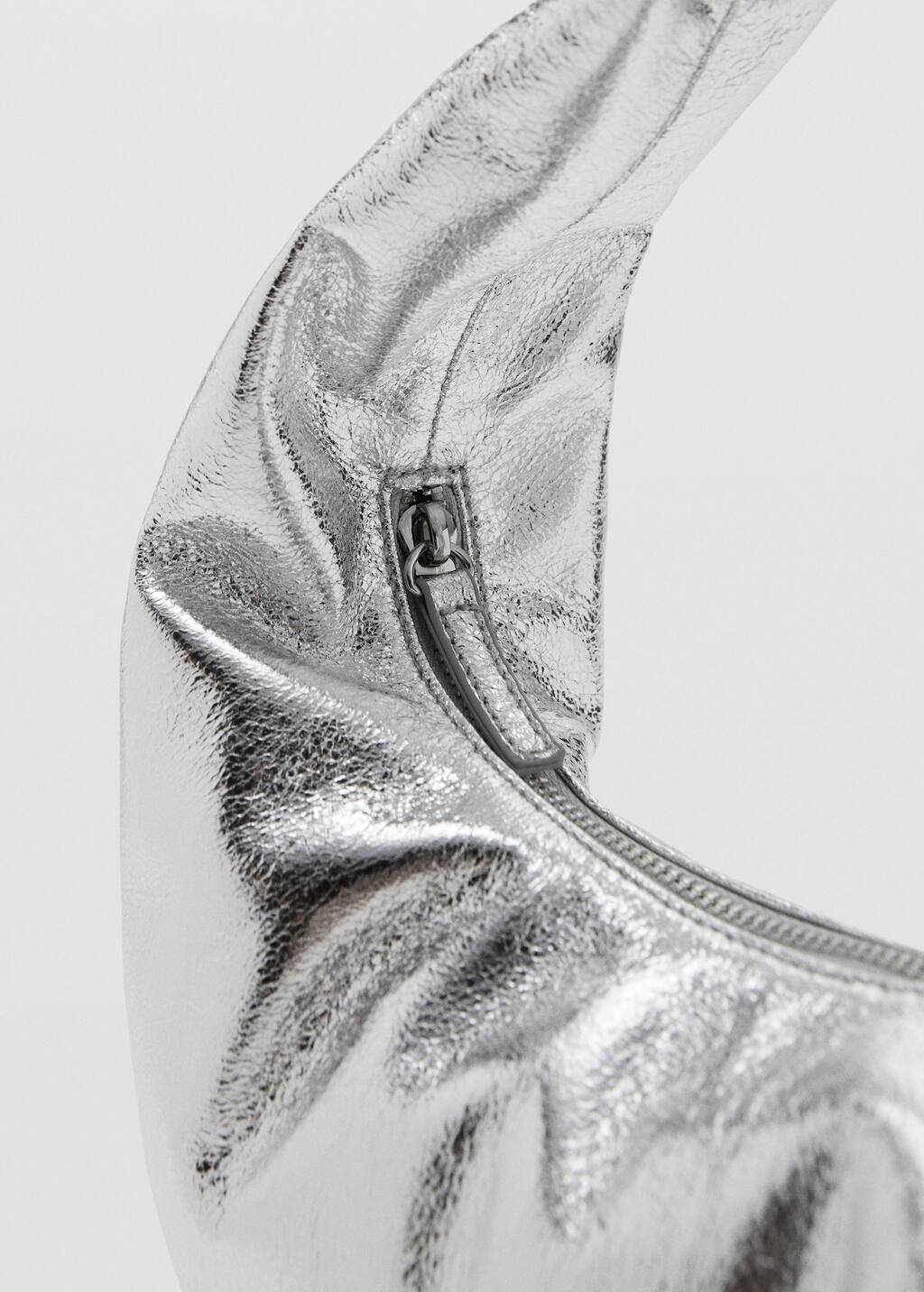 Metallic handbag