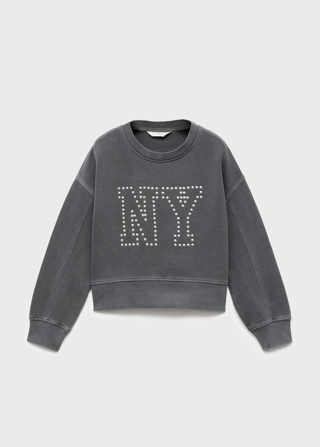 Mango Sweat Gris Anthracite - Enfants - 13-14 Ans -  Kids In Gray