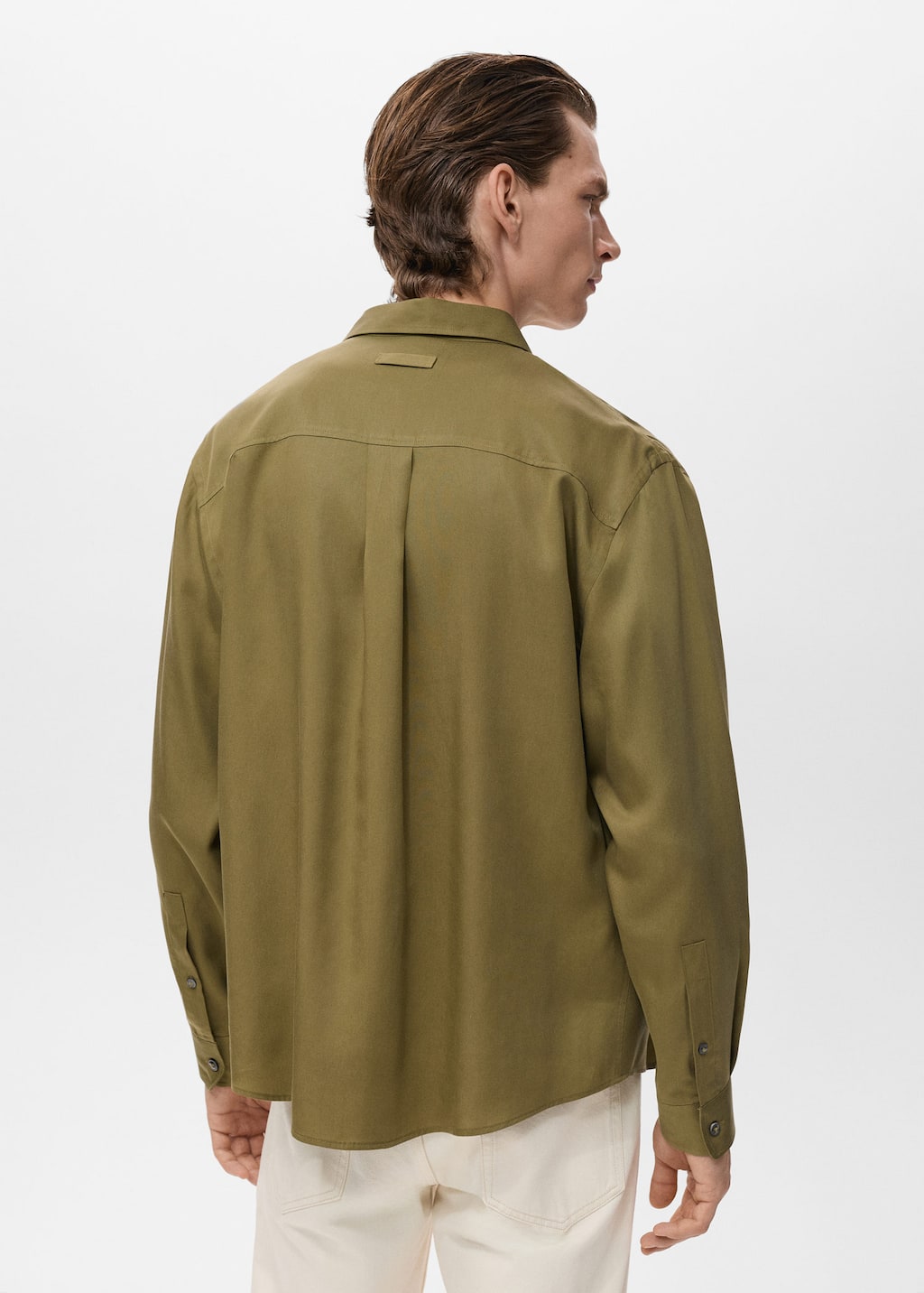 100% lyocell shirt with pocket