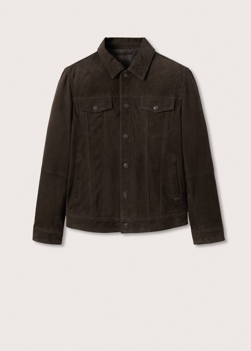 mango pockets leather jacket