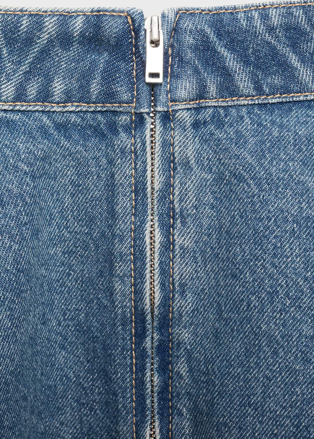 Denim miniskirt