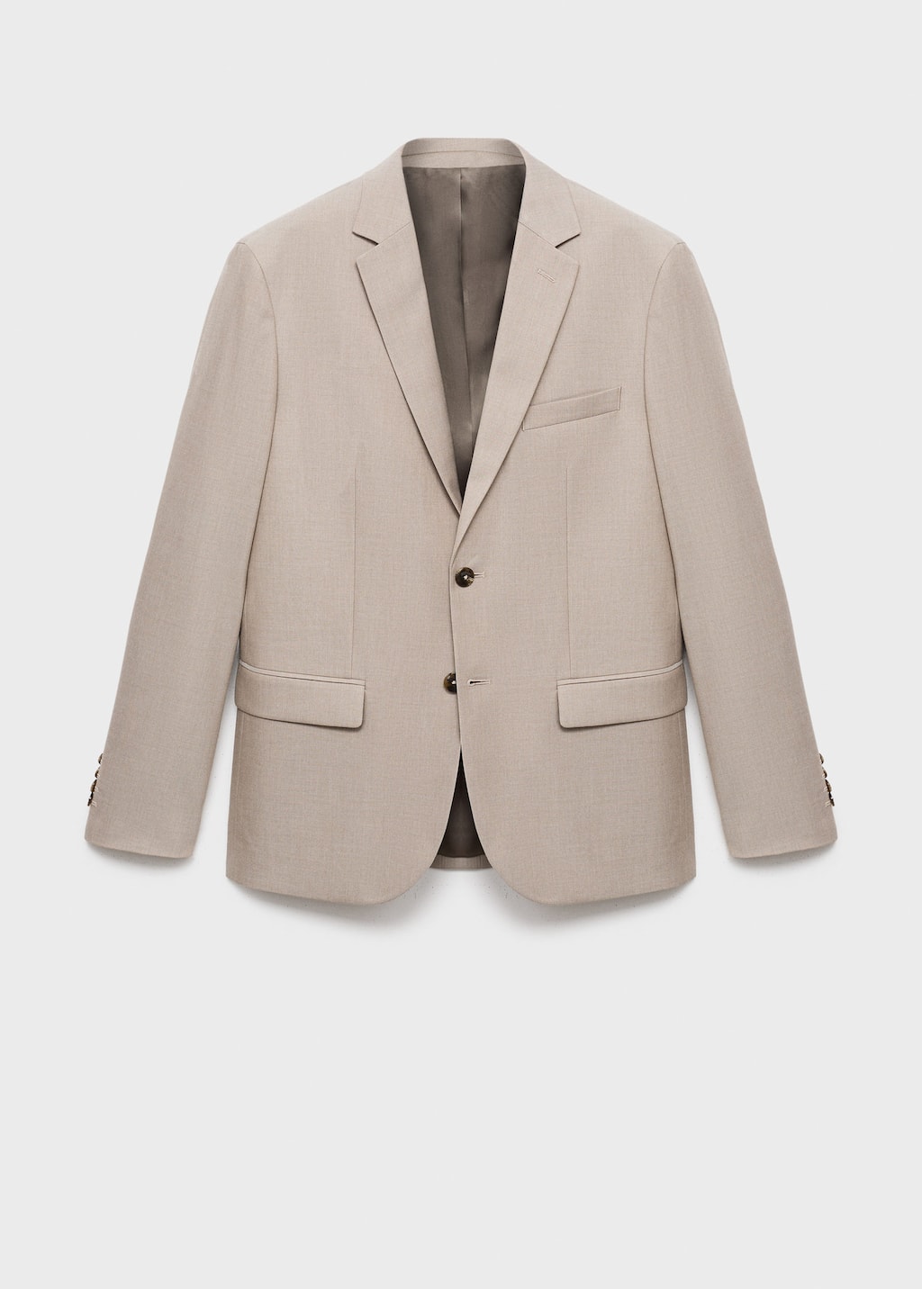 Mango Man Veste Costume París Super Slim-fit Sable - Homme - 54 -  In Brown