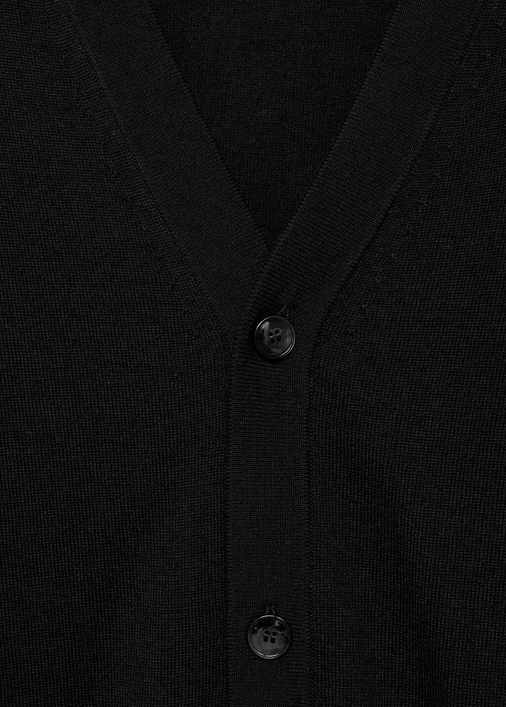 100% merino wool cardigan