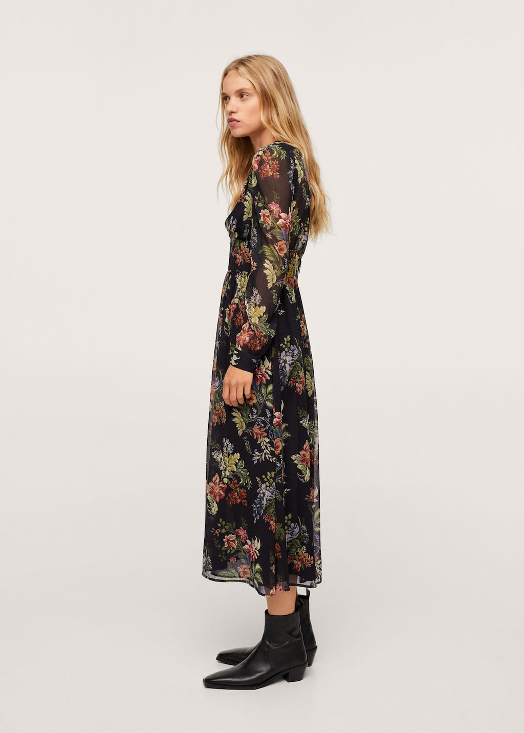mango floral dress
