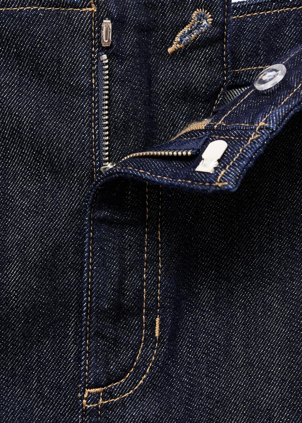 Midi denim skirt