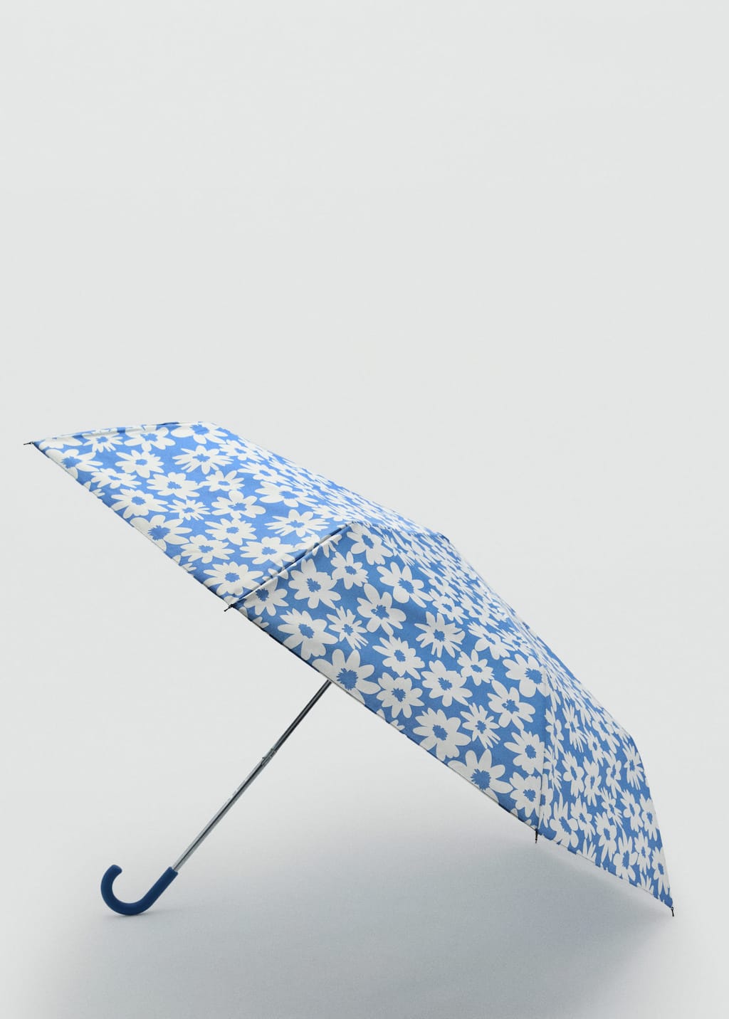 Mango Parapluie Imprimé À Fleurs Bleu - Femme - Taille Unique -