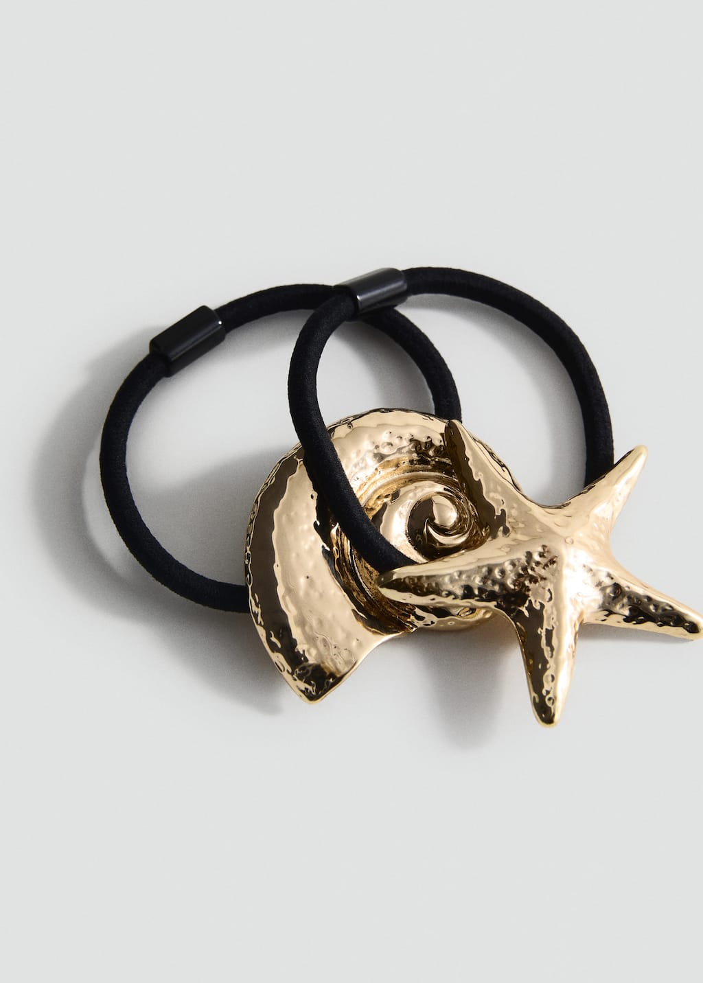 Mango Set Of Marine-design Hair Bands Gold