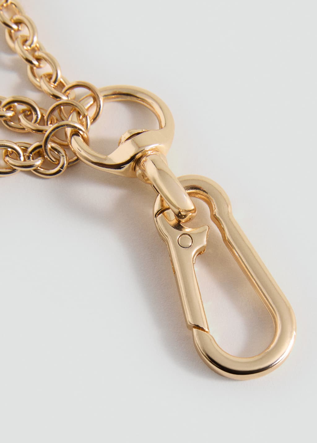 Mango Teen Denim Key-chain Gold