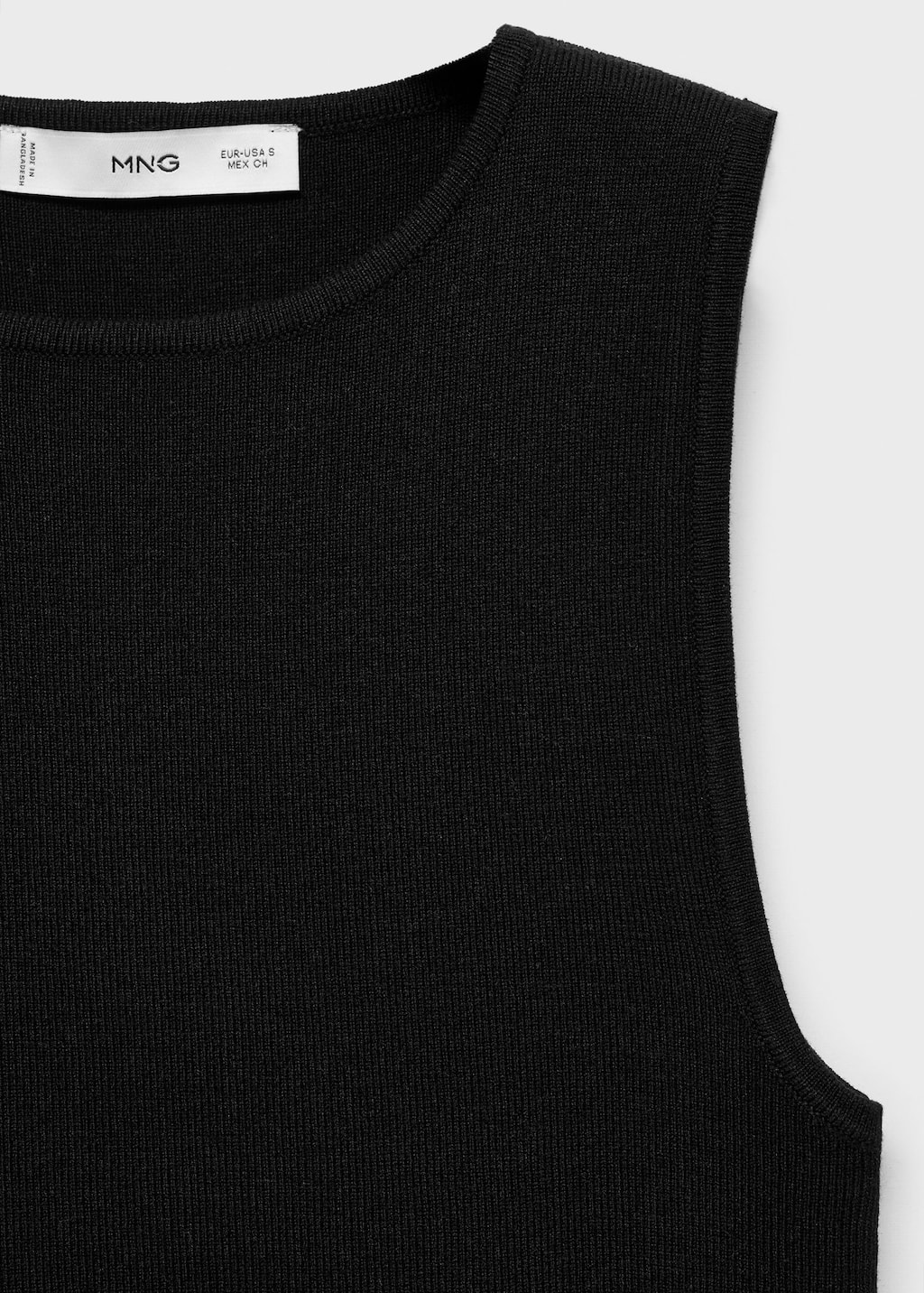 Fine-knit top