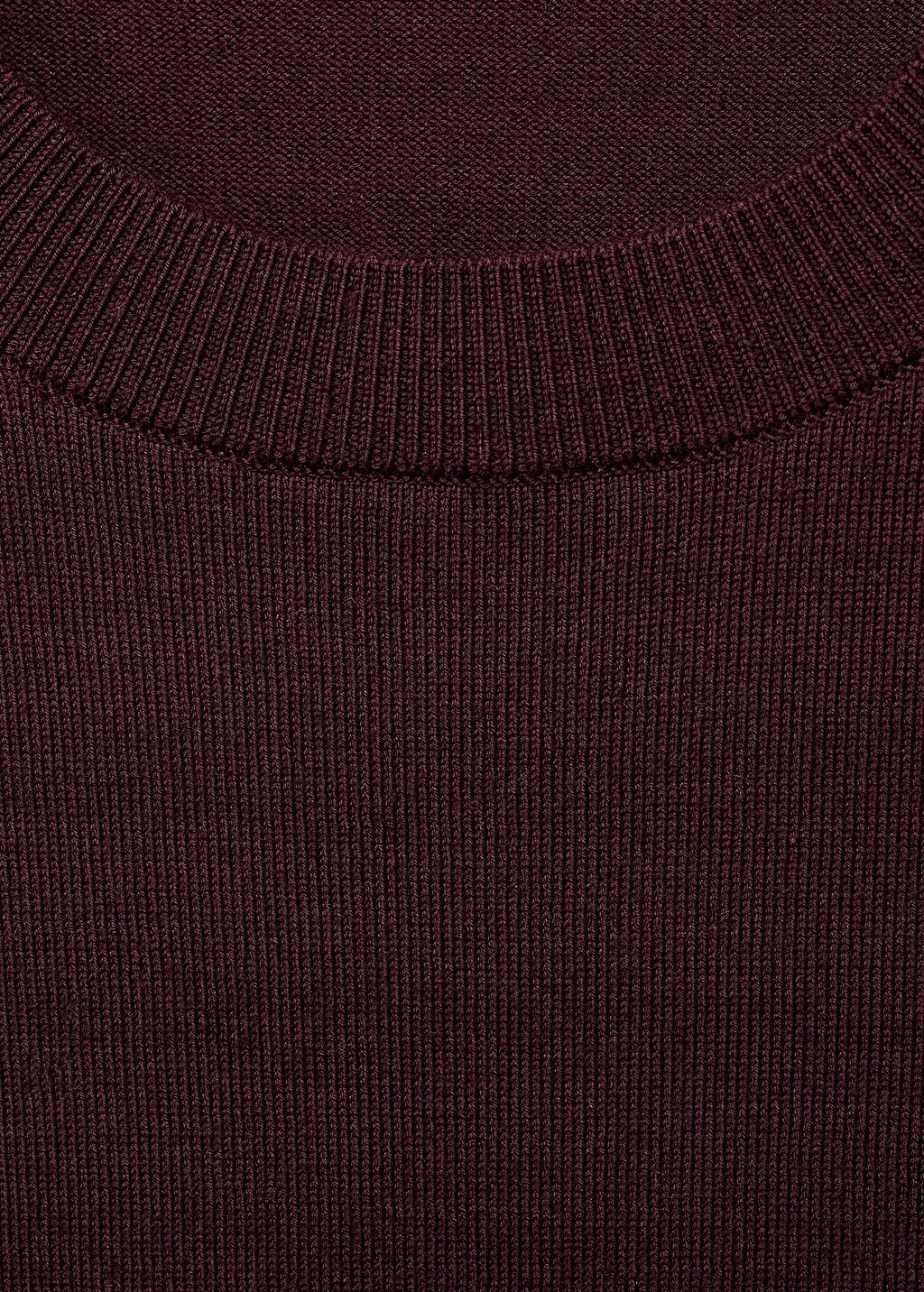 Cotton fine-knit t-shirt