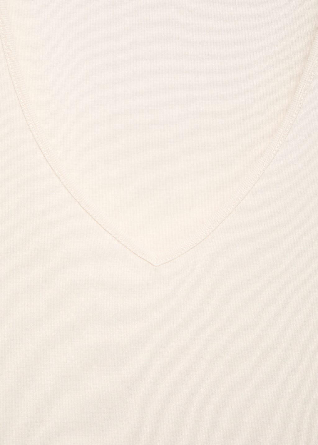 Cotton V-neck tank top