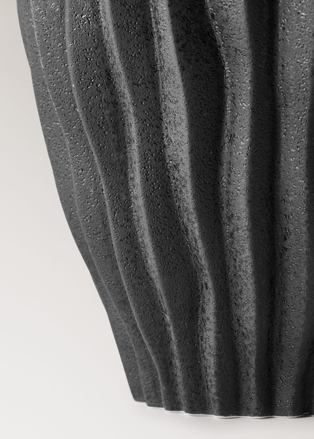 Large organic earthenware vase