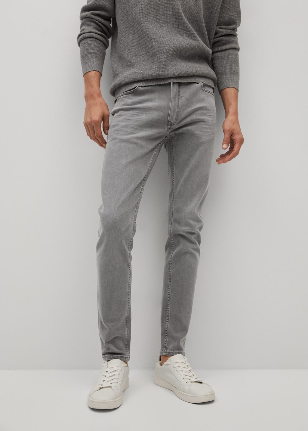 Skinny grey jude jeans - Man | Mango Man Singapore