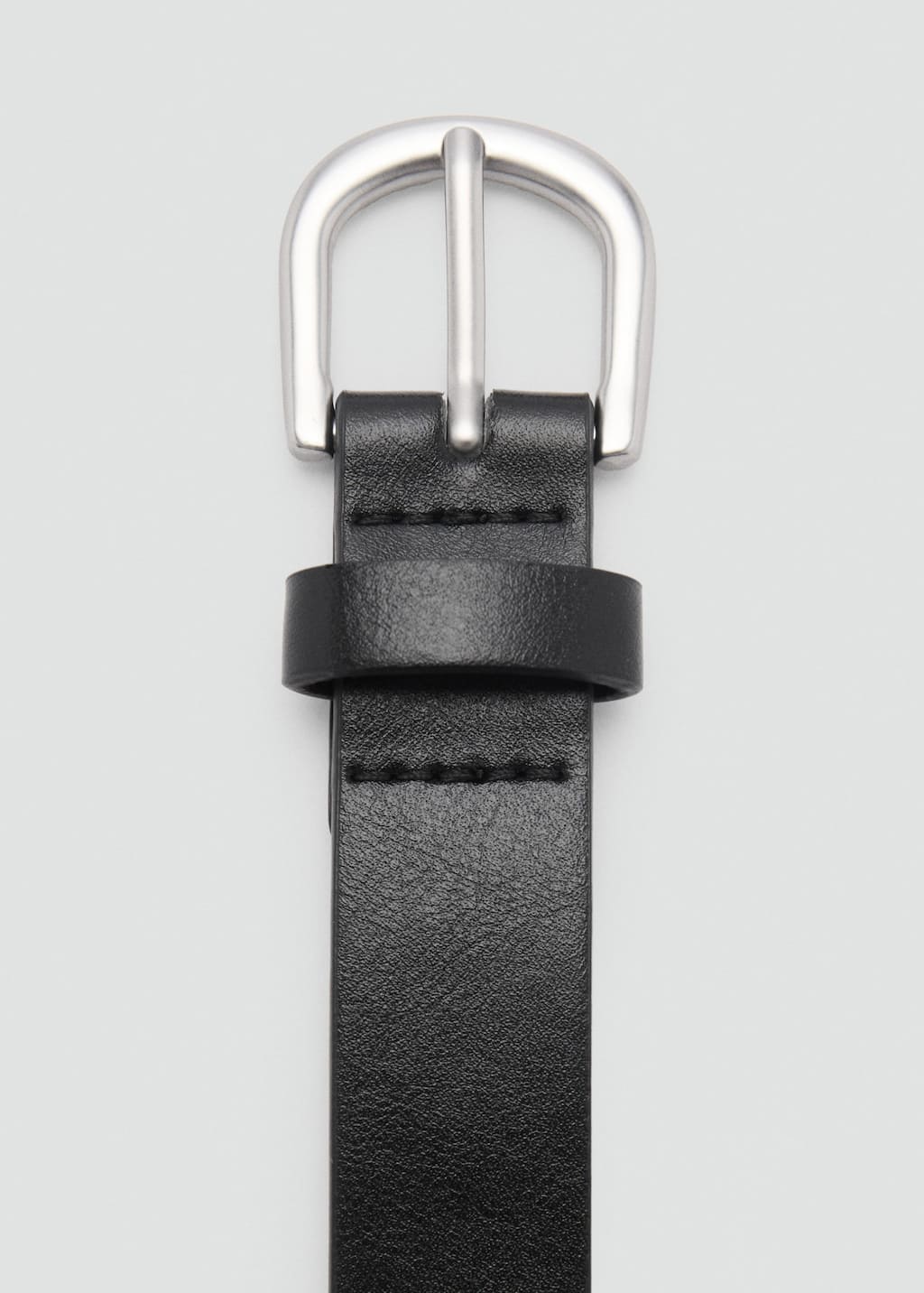 Mango Kids' Leather-effect Belt Black