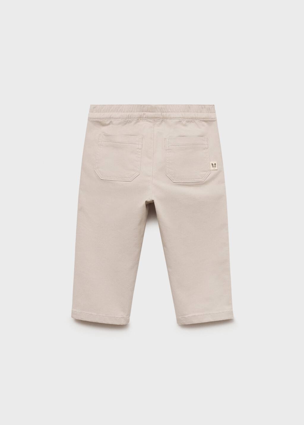 Drawstring cotton pants
