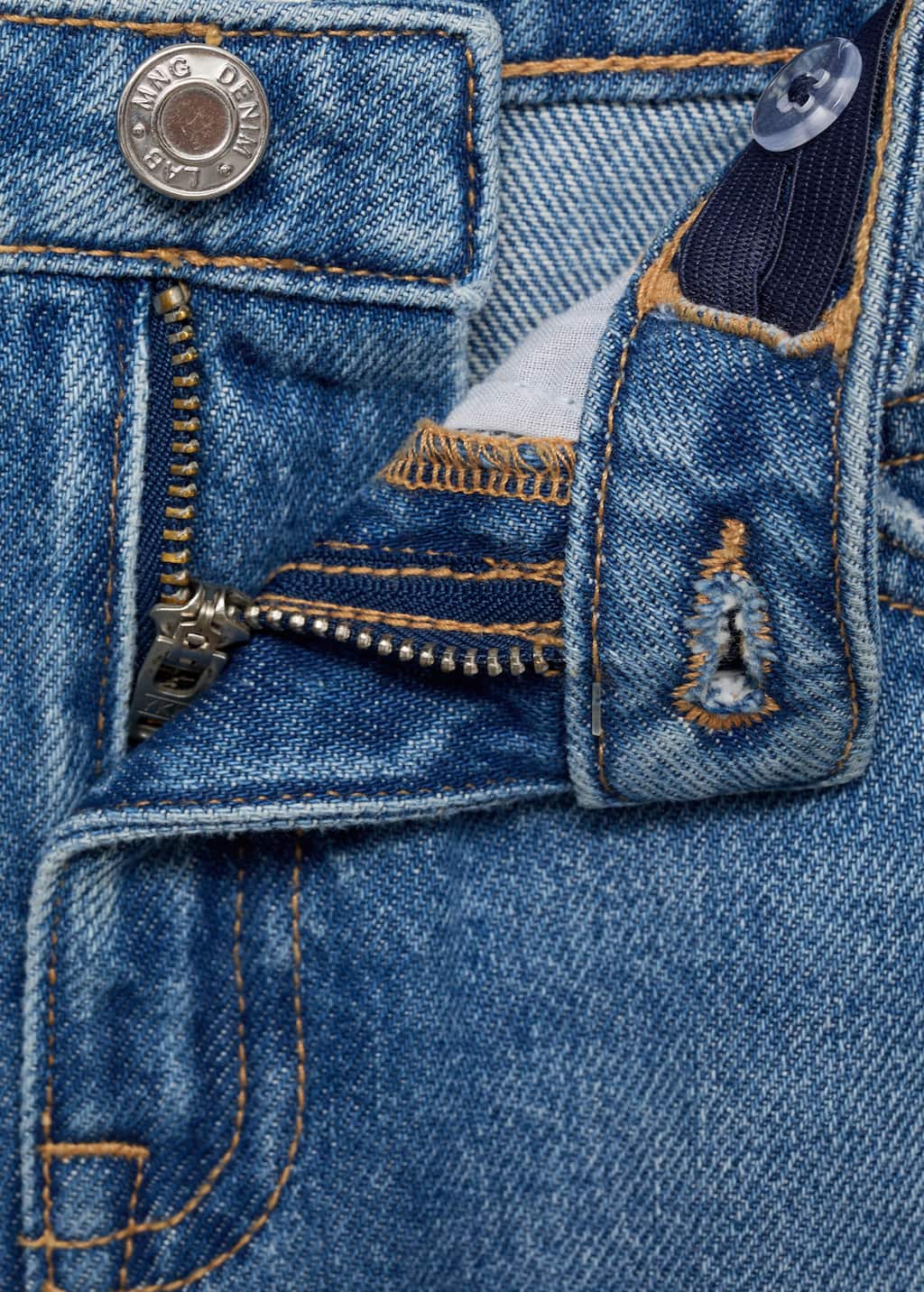 Denim short skirt