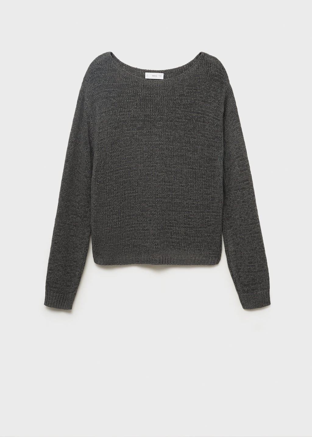 Openwork knit sweater