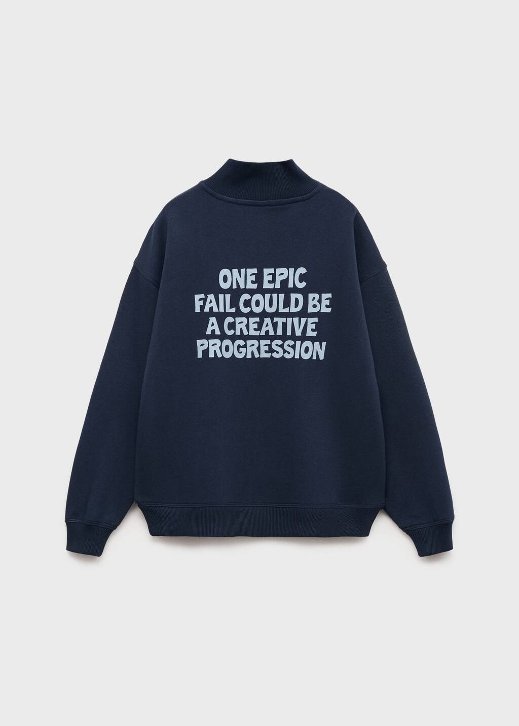 Printed cotton sweatshirt