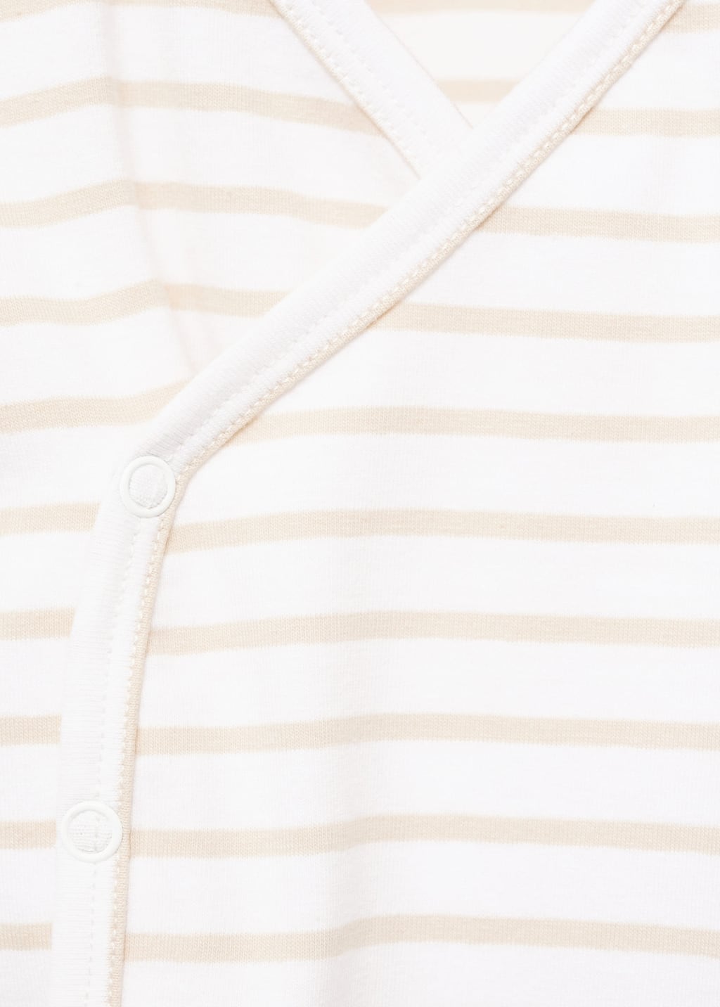 Striped cotton bodysuit