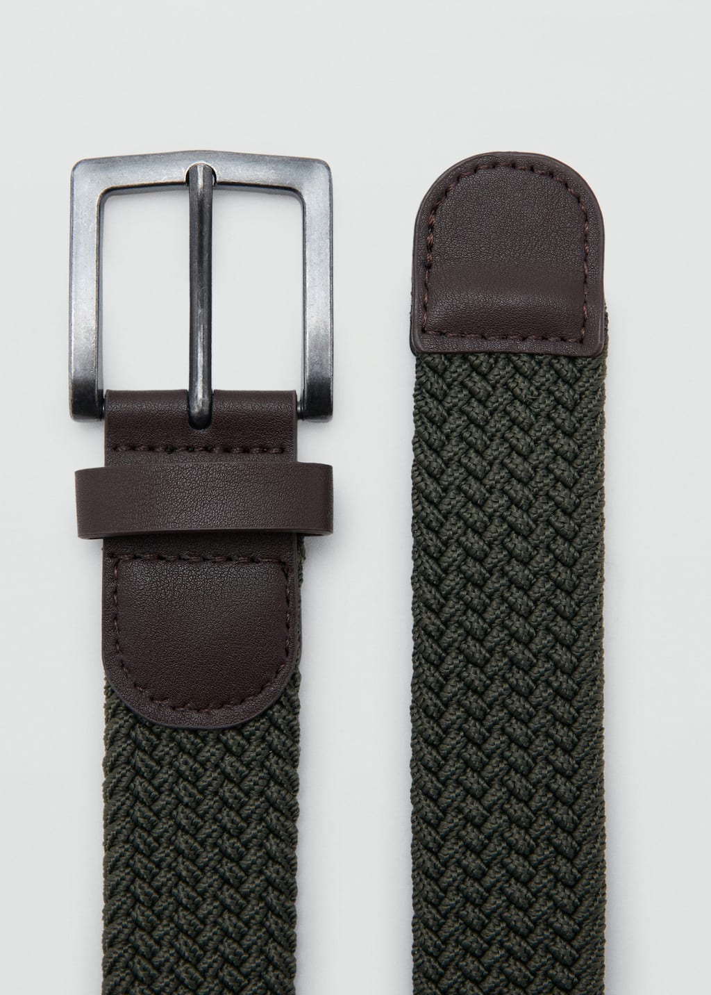 Braided elastic belt