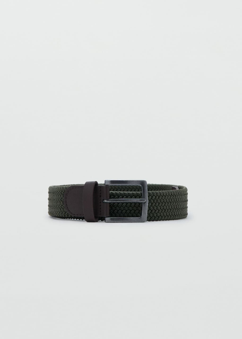 Braided elastic belt