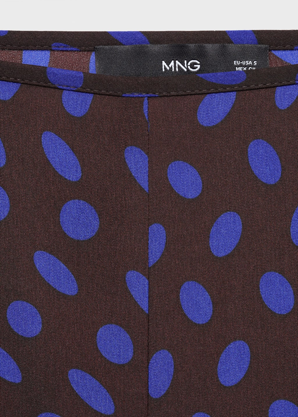 Polka dots flare trousers