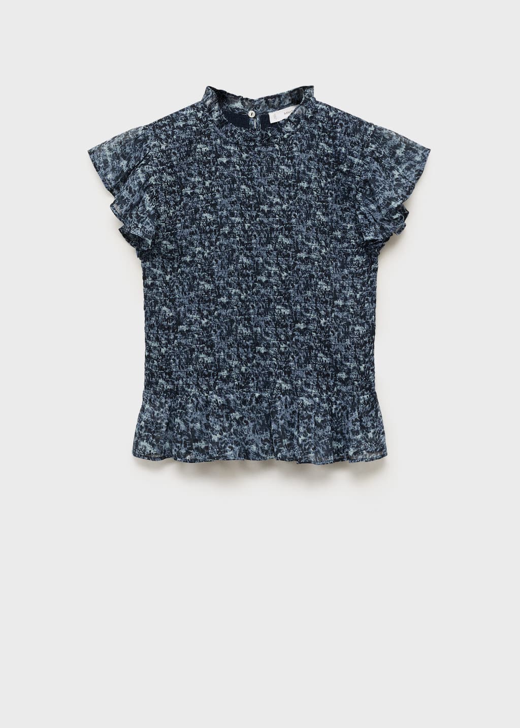 Ruffles printed blouse