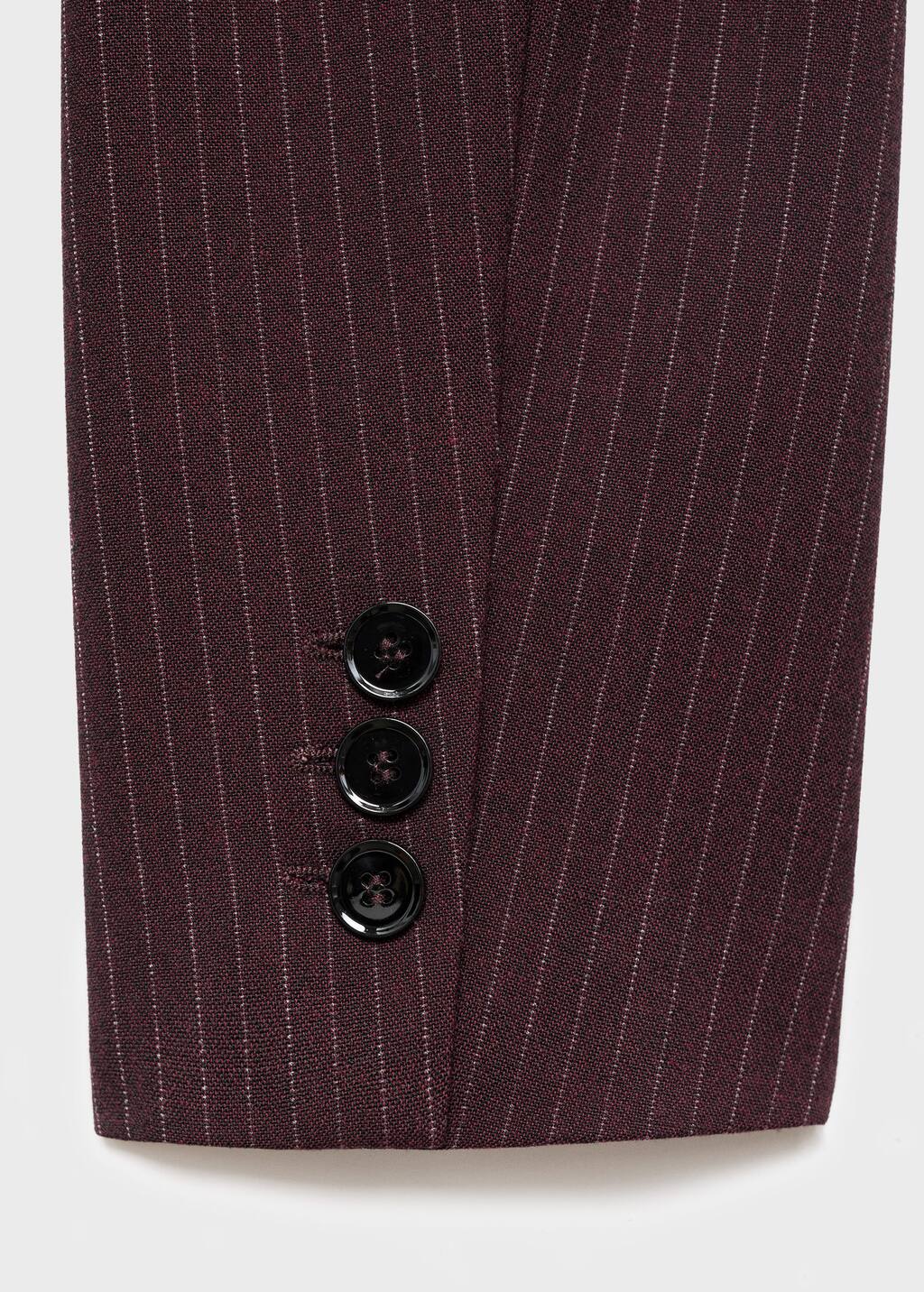 Pinstripe suit jacket