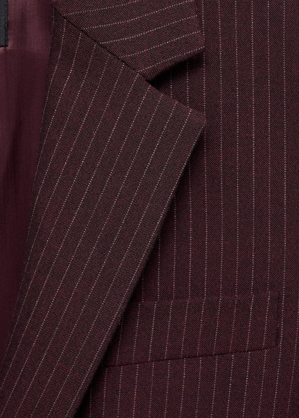 Pinstripe suit jacket